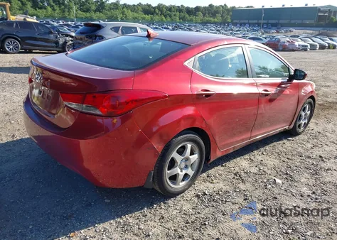 2013 Hyundai Elantra Gls z USA, uszkodzony, nr VIN 5NPDH4AE6DH305054